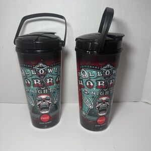 2 Universal Studios Halloween Horror Nights 2023 Freestyle Cup Coke HHN